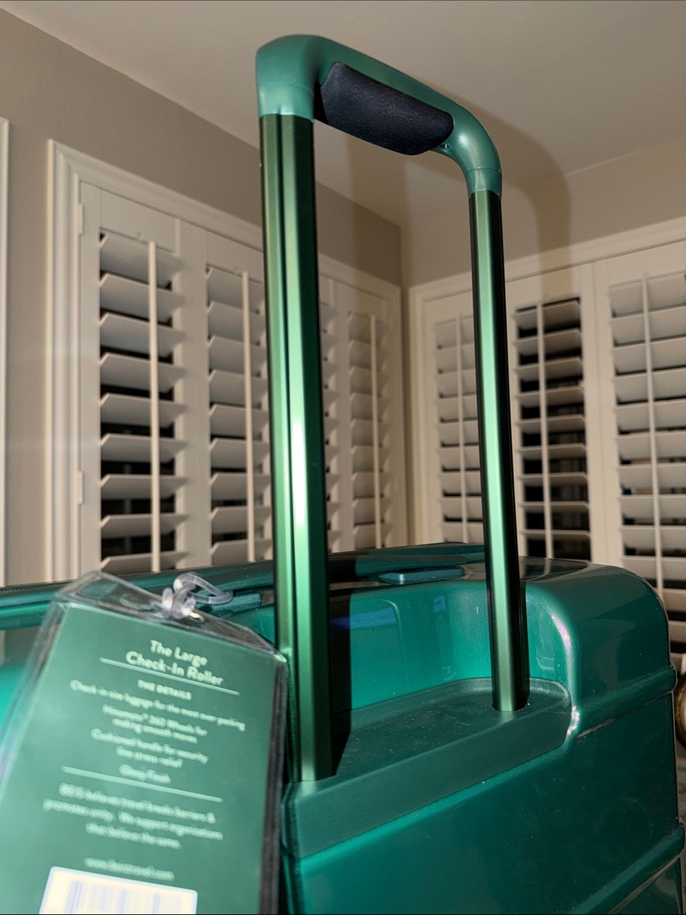 NWT BEIS WICKED GREEN Large Check-In Roller 💚💚 - Picture 8 of 8